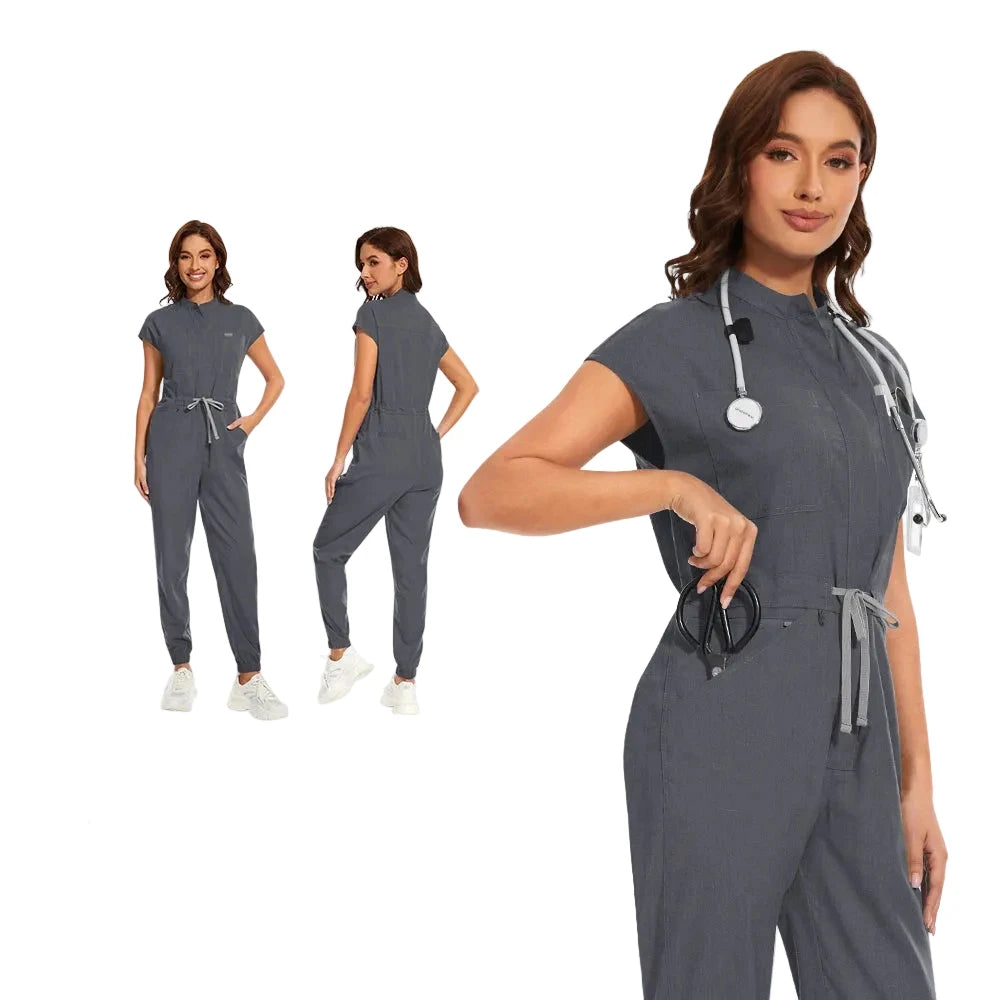 Grey Scrub Set