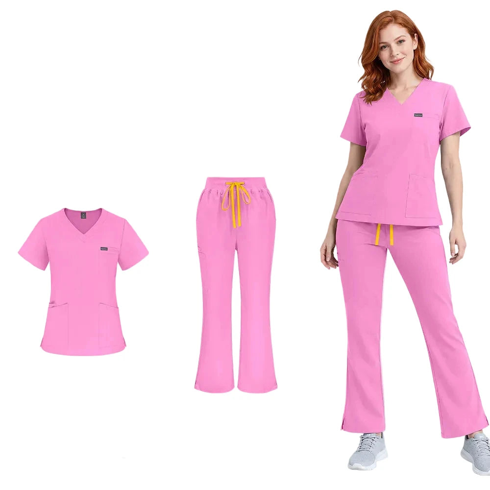 Pink Scrub Set