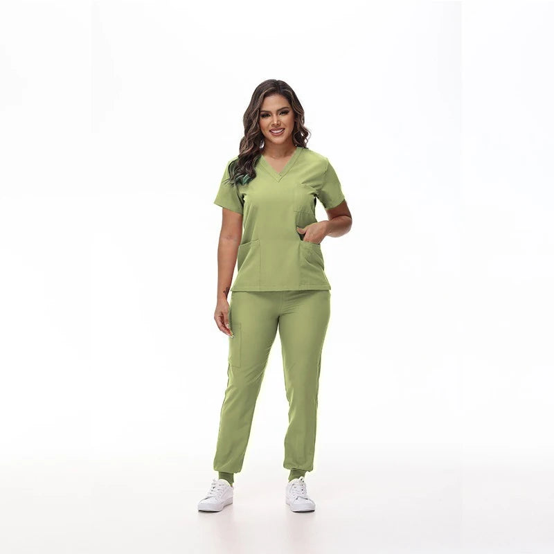 Mint Green Scrub Set