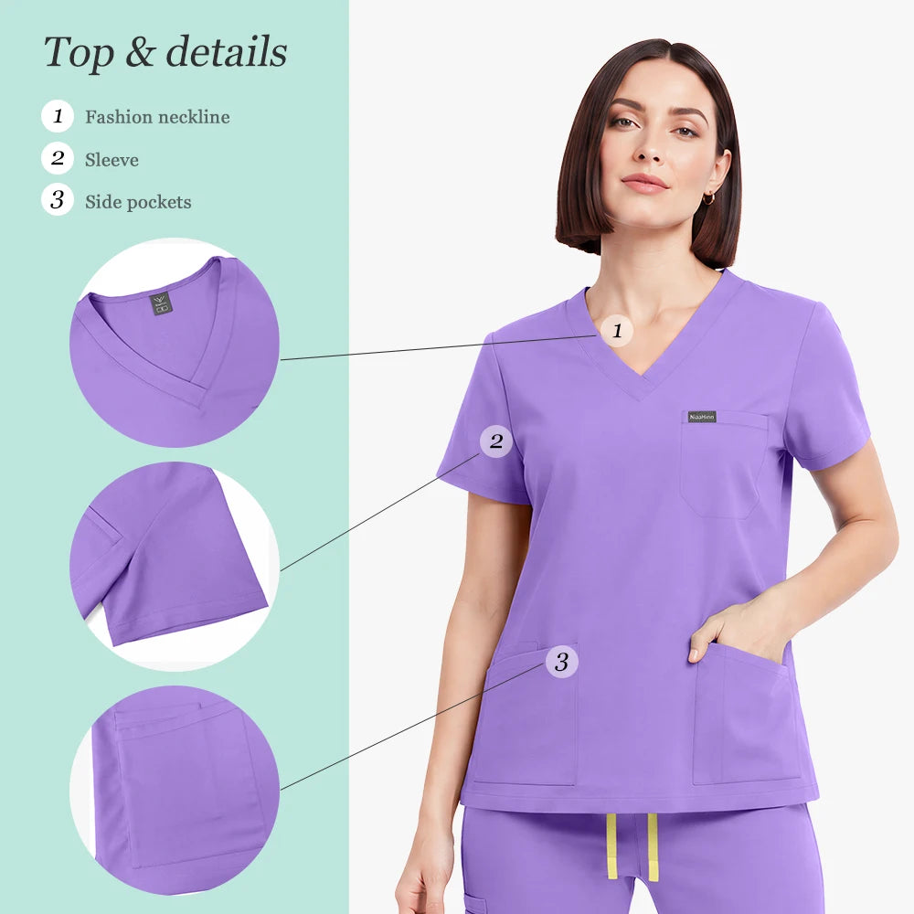 Pink Scrub Set