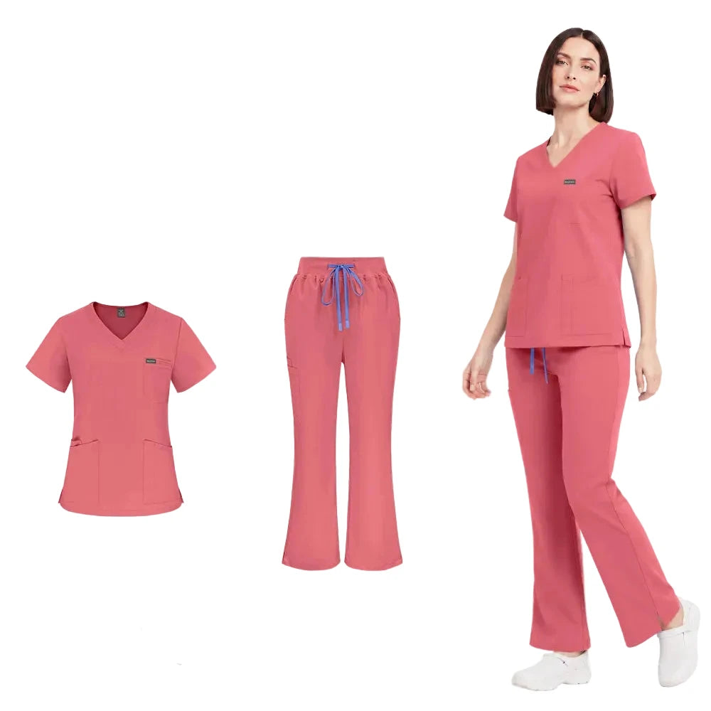Orange Scrub Set