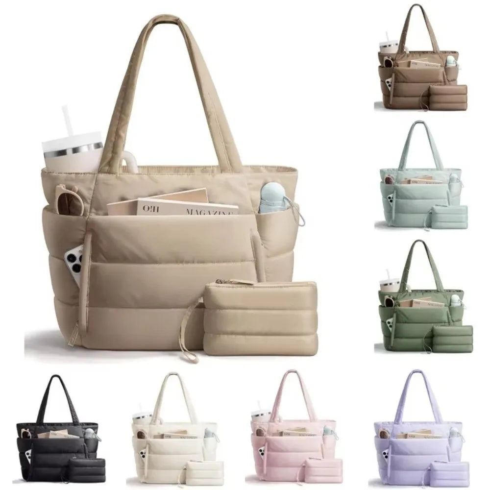 Beige Shift Bag