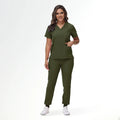 Military Green Scrub Set