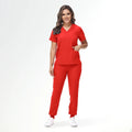 Red Scrub Set