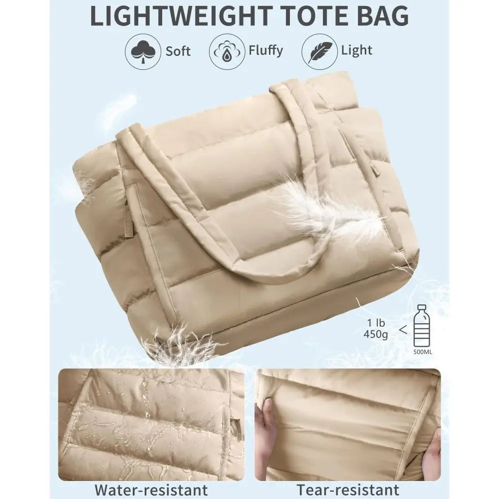 Beige Shift Bag