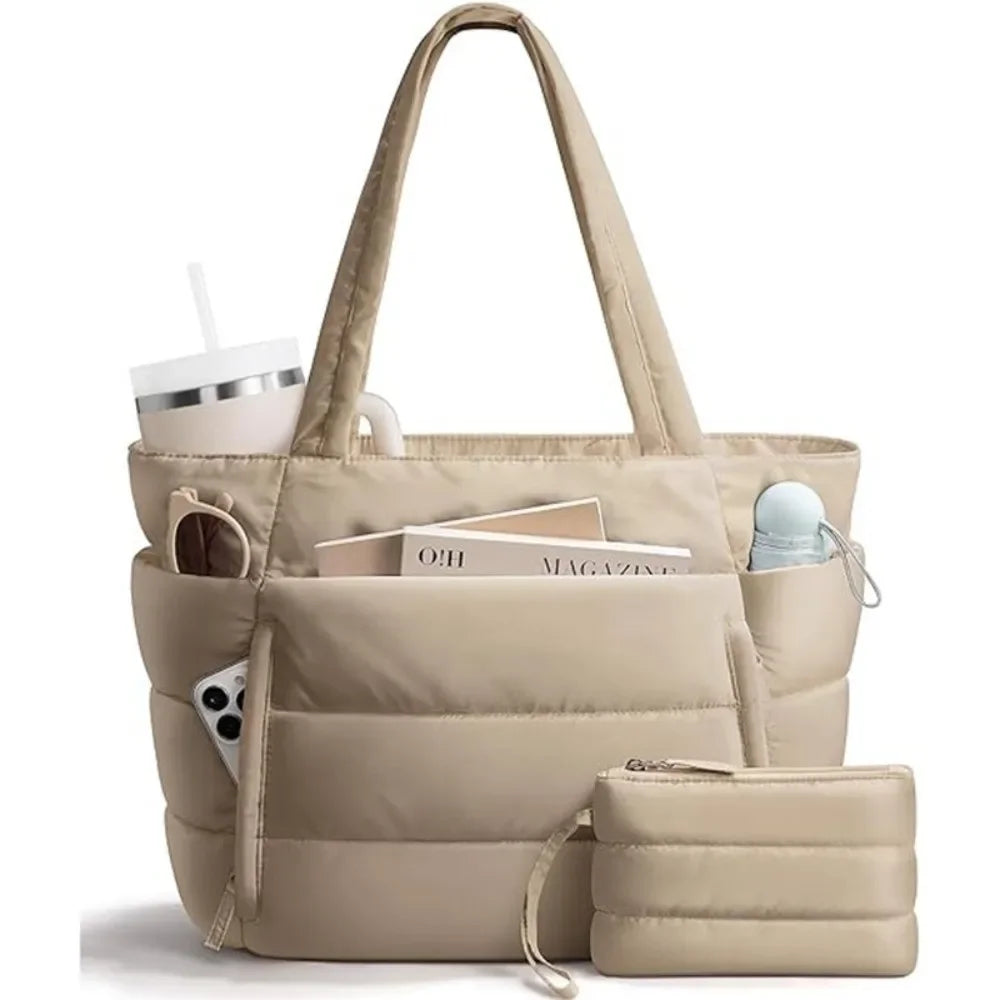 Khaki Shift Bag